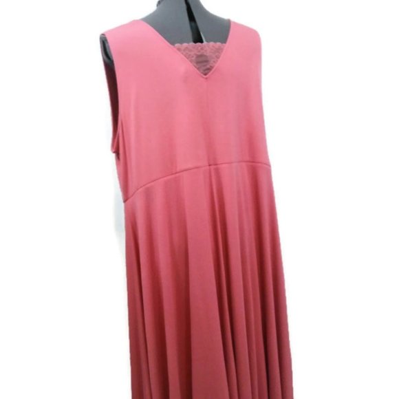 NWT Lane Bryant Rose Colored Swing Tank Dress - Picture 5 of 8